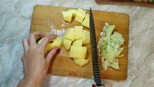 Тыква тушеная с мясом и картофелем🔥 рецепт