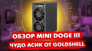 ОБЗОР MINI DOGE III | ЧУДО АППАРАТ ОТ GOLDSHELL