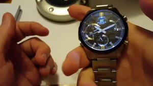 Обзор и настройка CASIO EDIFICE ERA 500DB 1AER (Review and setting)