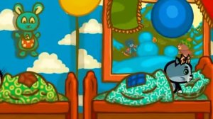 22  Мы на кроватках, как на лошадках