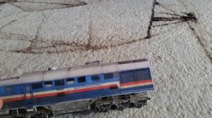 Обзор на бумажную модель тепловоза