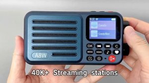 Choyong A8W  Support FM/Micro SD/ 40K+ internet Radio#radio #fm