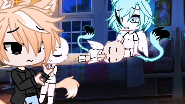 Meme Две судьбы Gacha Club ft. Ghost Wolf смотреть онлайн