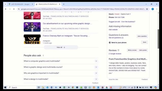 FULL PREVIEW OF BUSINESS PROFILE смотреть онлайн