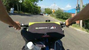 Серия 31. Велопутешествие 2023 "Направление ЮГ".  Дорога : Новороссийск. Велодальняк с палаткой