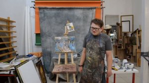 Простейший способ межслойной обработки масляной живописи