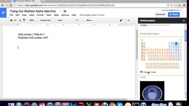 Wolfram|Alpha Add-On For Google Docs смотреть онлайн