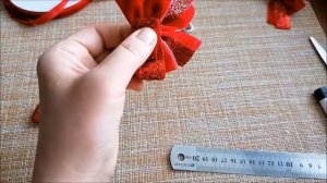 Velvet ribbon bows Master class ♥ Бантики из бархатной ленты Мастер-класс