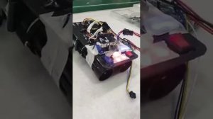 Тестване на платка преди монтажа на лодката. Boatman Actor Plus