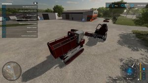 Farming Simulator 22 кормоуборочный комбайн Амур 680