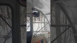 Восьмиколёсник, опять без пилы только двухручка в комплекте