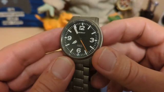 Berny T2576M Titanium VH31 Quartz Watch Review