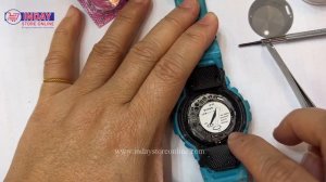 How to replace Batter G-SHOCK GBA-800 Battery number 2016