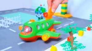 Мультики для детей. Робокар Полли. Хели помогает самолетику.