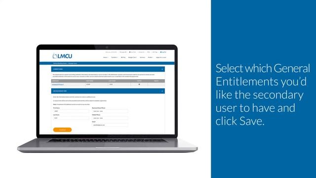 Add a Secondary User in Business Online Banking смотреть онлайн