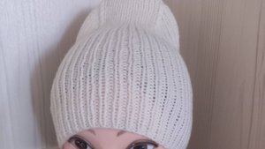 ШАПКА СО СПОРТИВНОЙ МАКУШКОЙ СПИЦАМИ🧶👌