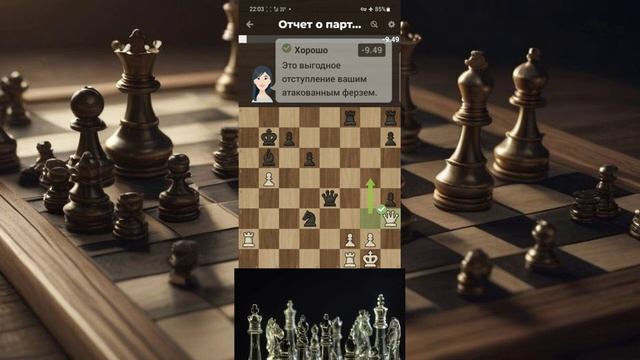 Разбор от Chesscom или Много шахов или в шаге от мата