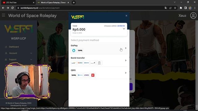 TopUp Coins dan VIP Otomatis di server WSRP | SAMP INDONESIA