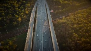 Москва с коптера. Moscow drone