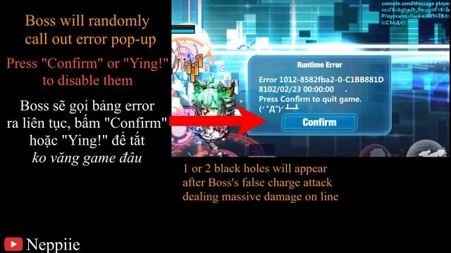 ⦗Honkai Gakuen-Guns girl Z⦘ Error Boss - Ruler of Visio, Iris ►ENGLISH, VIET◄ 1080 смотреть онлайн