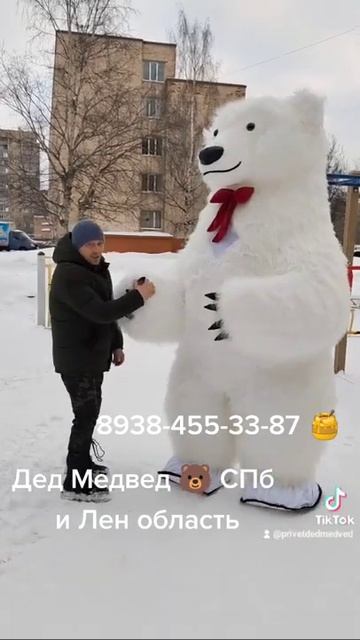 #АэроМедведь#РостовойМедведь#ПриветДедМедвед#МишкаНаПраздник#ОгромныйМедведь#МишкаТренд#Лучшее