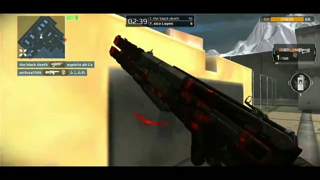 (MODERN COMBAT 5)Game play ERG 10 LAVA arma lixo 😂😂