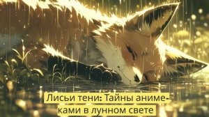 🎌 Лисьи тени: Тайны аниме-ками в лунном свете 🦊🌕 (японский мультфильм)