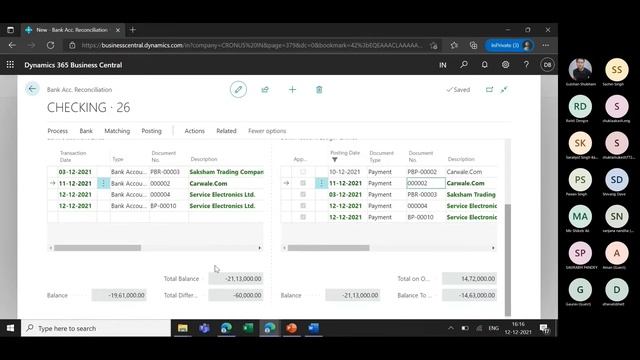 Bank Account Reconciliation in D365 Business Central (NAV) - Part 1 | Session - 20 | Hindi смотреть онлайн
