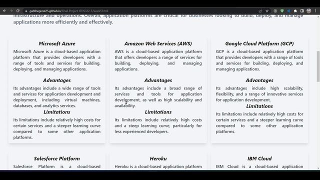 Week 5 Application Platform смотреть онлайн
