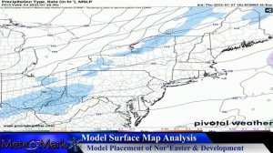 Blizzard Conditions with Potentially Historic Nor'easter For The East Coast this Weekend, Analysis