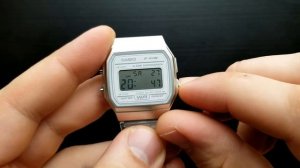 Casio F 91W - Setting time and date - module 593