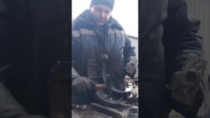 Заклёпка колодок