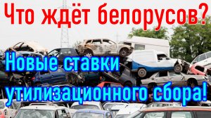 Что ждёт белорусов? Новые ставки утилизационного сбора!