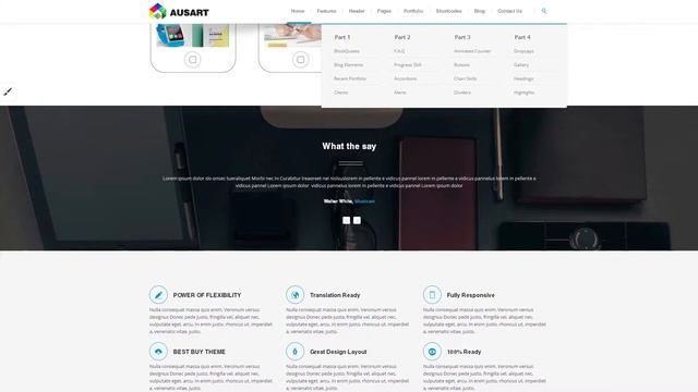 Ausart - Premium Multi-Purpose Business Theme смотреть онлайн