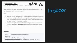 02 - Leetcode 191: Number of 1 Bits (RU)