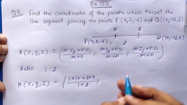 Ex-12.3 Q-5 Class 11 ( Introduction to 3D ) NCERT Math