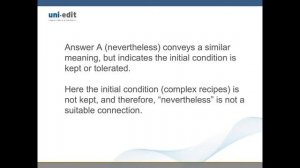 Nevertheless vs. However vs. Meanwhile vs. In addition