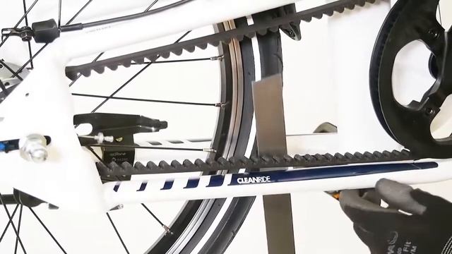 How to adjust the tension on the belt of your TILT folding bike ?