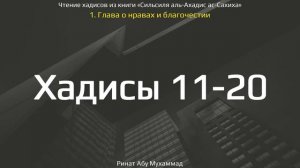2. Сборник хадисов пророка Мухаммада ﷺ «Cильсиля аль-Ахадис ас-Сахиха» || Ринат Абу Мухаммад
