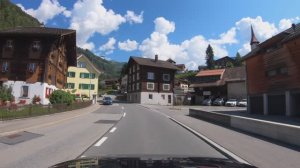 Пересечения живописного перевала Клаузен, высотой 1952 метра, в Швейцарии! 4k 60fps UHD