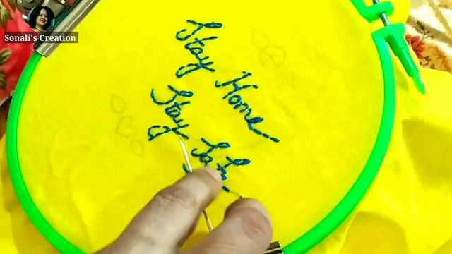 STAY HOME STAY SAFE To Fight Coronavirus  || Stitching Tutorial || Sonali's Kitchen And More
