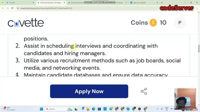 Technical Operation Internship | #hr #javascript #business #code #react