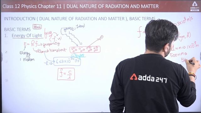Class 12 Physics Chapter 11 | Dual Nature of Radiation and Matter