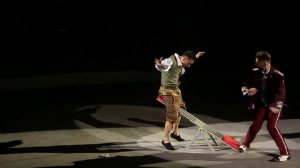 Клоунский дуэт "Ле Блохиль и Лео" Реприза "Подкидная доска"