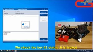CGDI BMW CAS3 Unlock key and Recovery key position function Display