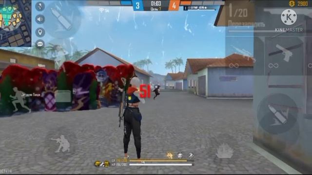Free fire-это моя жизнь🤣/ играю с телефона