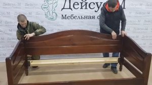 Инструкция по сборке кровати с тремя спинками на примере модели Берта. Мебельная фабрика "Дейсус-М"