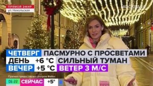 "Утро": скорость ветра в Москве достигнет 3 м/с 30 января