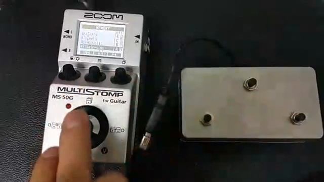 Zoom MS-50G External Foot Switch смотреть онлайн