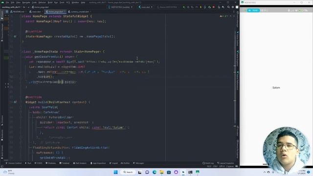 Flutterda FutureBuilder va DIo package bilan ishlash | Flutter ozbek tilida 4-dars